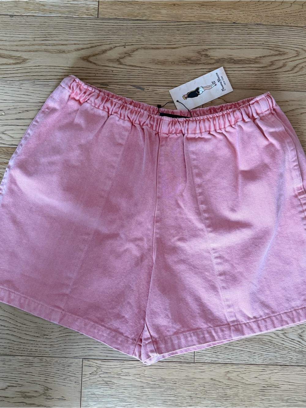 Rowing Blazers Nantucket ACK Elastic Waist Canvas Twill Shorts Jorts 7” Inseam